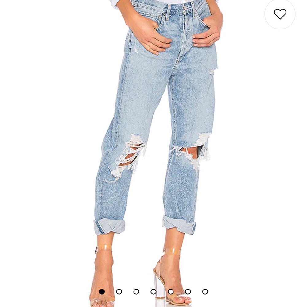 Agolde 90’s jeans.